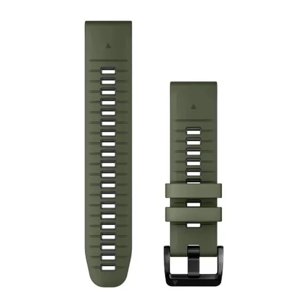 Ремешок Garmin Quickfit 22 Watch Band Moss/Graphite Silicone