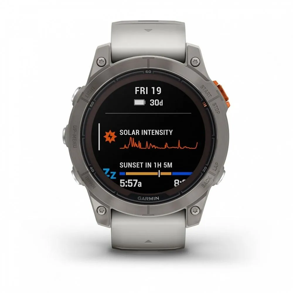 Часы Garmin Fenix 7 Pro - Sapphire Solar Titanium Fog Gray