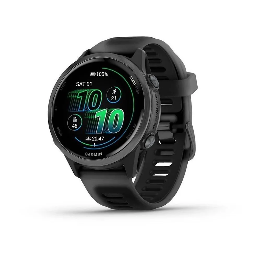 Часы Garmin Forerunner 570 - 42 mm Slate Gray Aluminum Translucent Black / Black