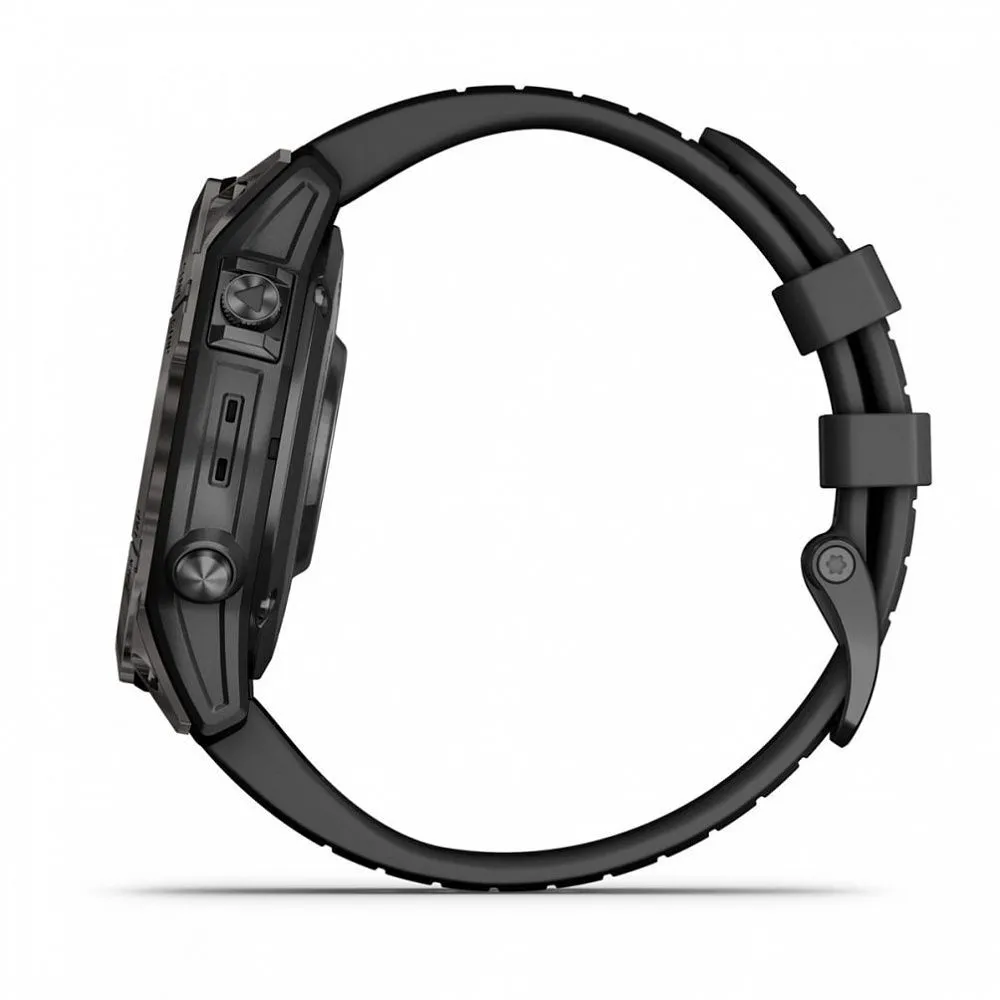 Часы Garmin Fenix 7 Pro - Sapphire Solar Carbon Gray DLC Titanium