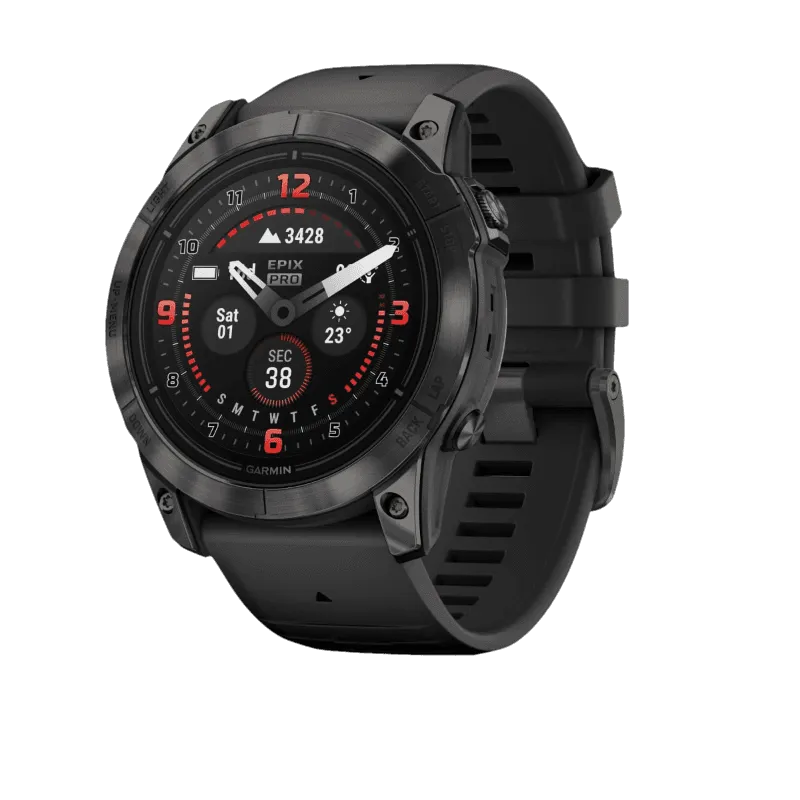 Часы Garmin Epix Pro (Gen 2) Sapphire Edition 51 mm Carbon Gray DLC Titanium