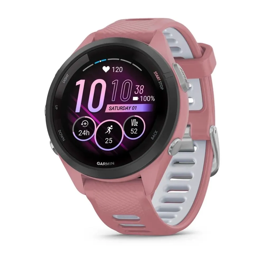 Часы Garmin Forerunner 265S Amoled Light Pink/Whitestone