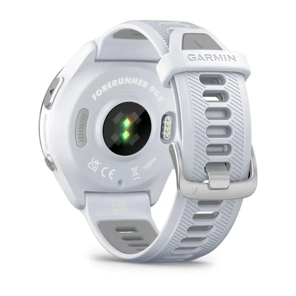 Часы Garmin Forerunner 965 Amoled Whitestone/Powder Gray Titanium