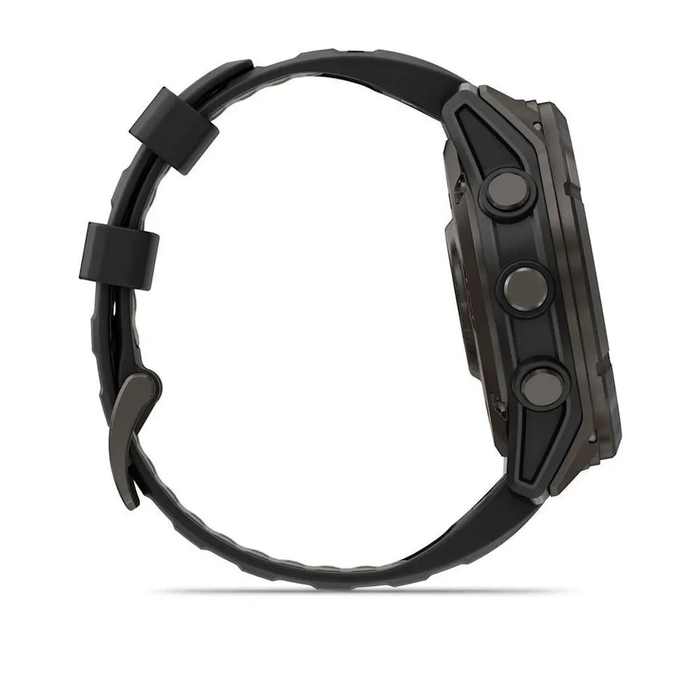 Часы Garmin Fenix 8 Pro - 51 mm MicroLED Sapphire Carbon Gray DLC Titanium Black / Pebble Gray