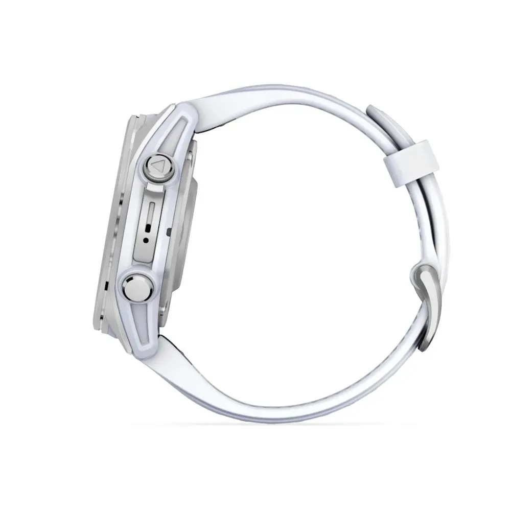 Часы Garmin Fenix 8 - 43 mm AMOLED Silver / Whitestone