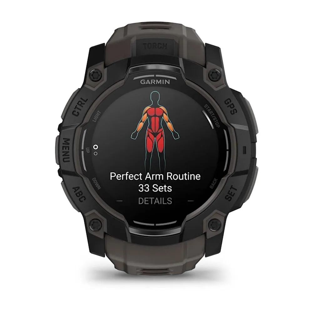 Часы Garmin Instinct 3 - 50 mm AMOLED Black / Charcoal