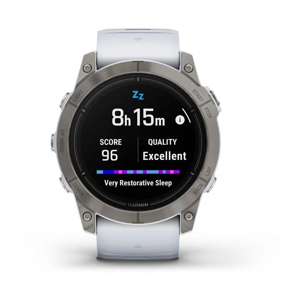 Часы Garmin Epix Pro (Gen 2) Sapphire Edition 51 mm Titanium Whitestone