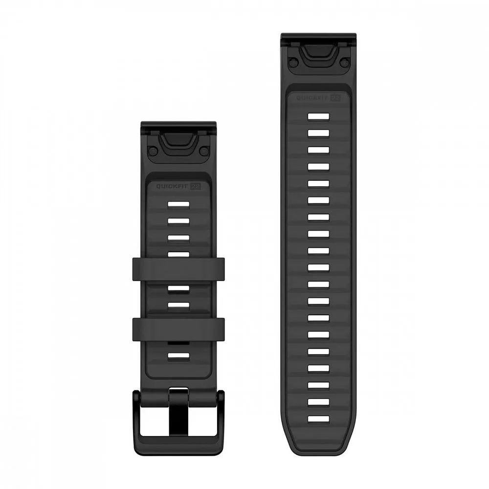 Ремешок Garmin Quickfit 22 Watch Band Graphite Silicone