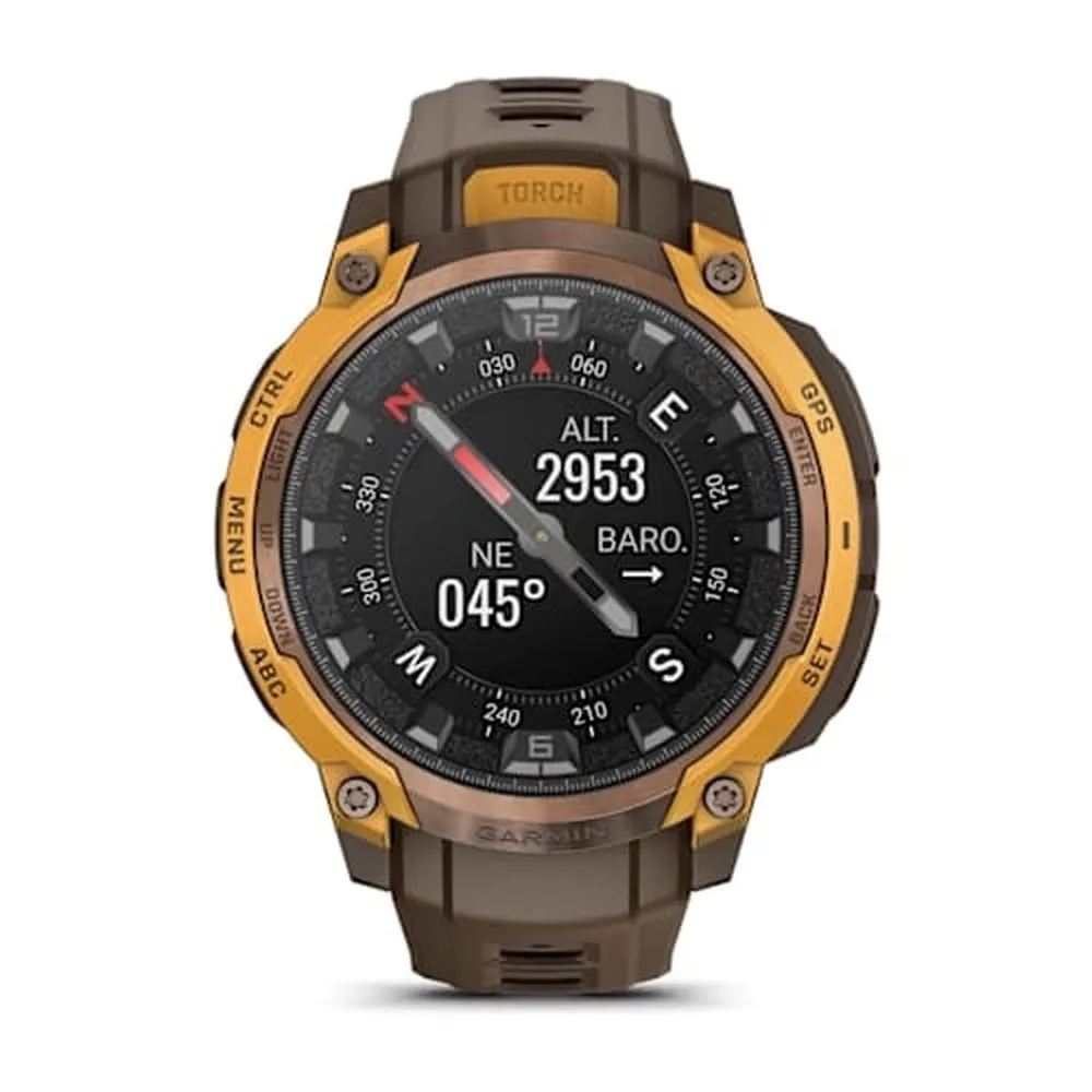 Часы Garmin Instinct Crossover Amoled Bronze/Sunburst