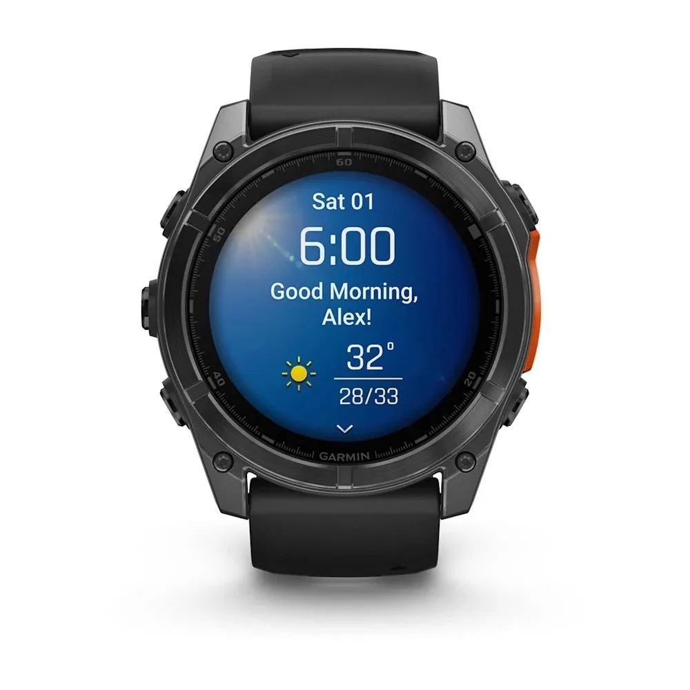 Часы Garmin Fenix 8 - 51 mm AMOLED Slate Gray / Black