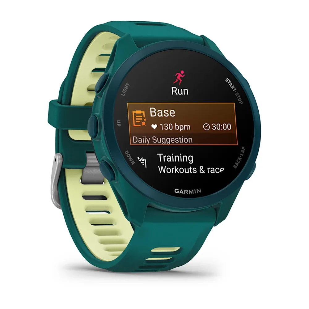 Часы Garmin Forerunner 170 Music Teal Green/Citron Band