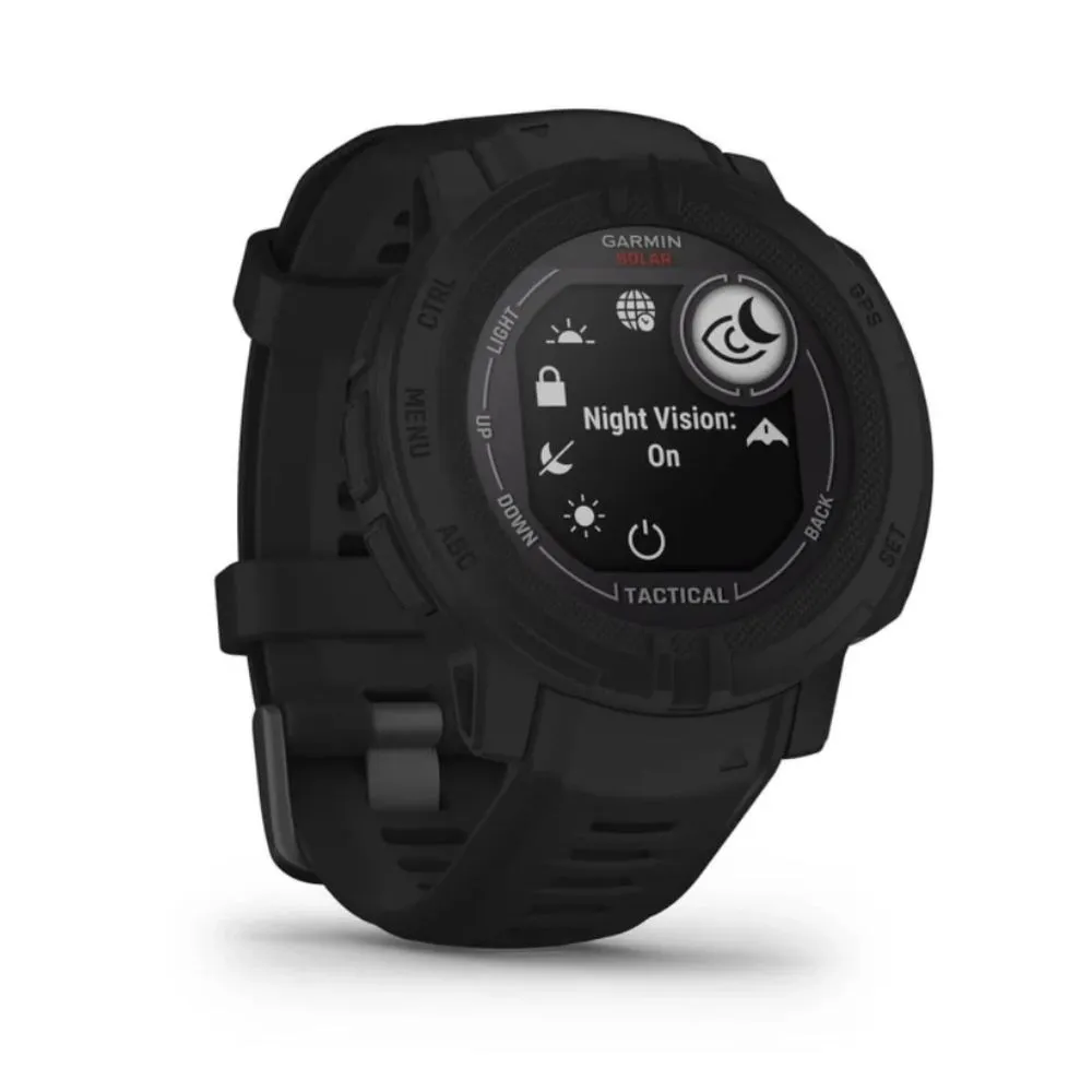 Часы Garmin Instinct 2 Solar - Tactical Edition Black