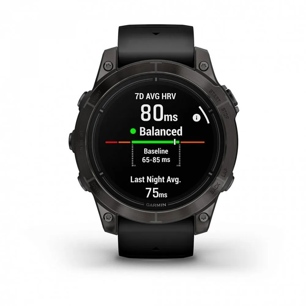 Часы Garmin Epix Pro (Gen 2) Sapphire Edition 47 mm Carbon Gray DLC Titanium