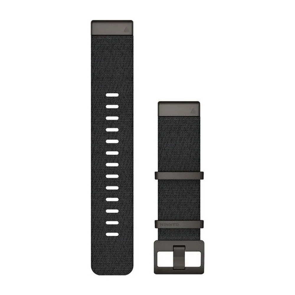 Ремешок Garmin MARQ Jacquard-Weave Nylon Strap - Heathered Black