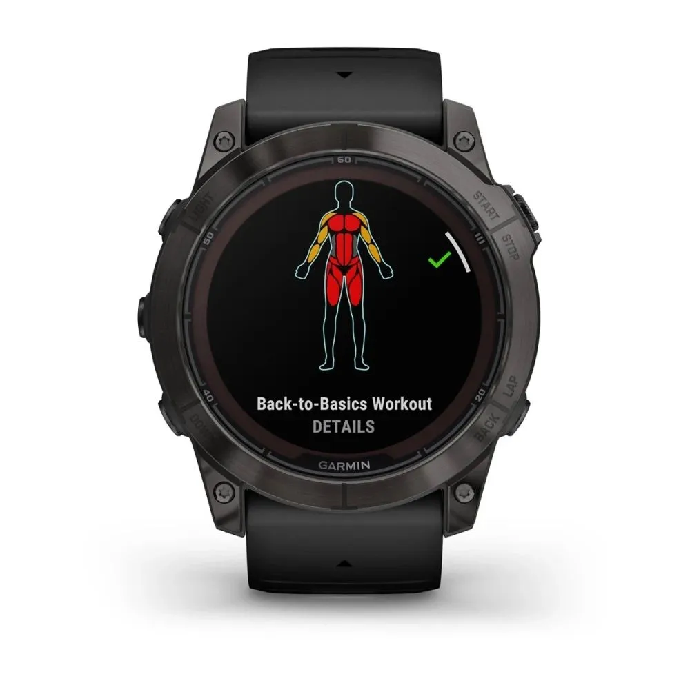 Часы Garmin Fenix 7X Pro - Sapphire Solar Carbon Gray DLC Titanium Б/У