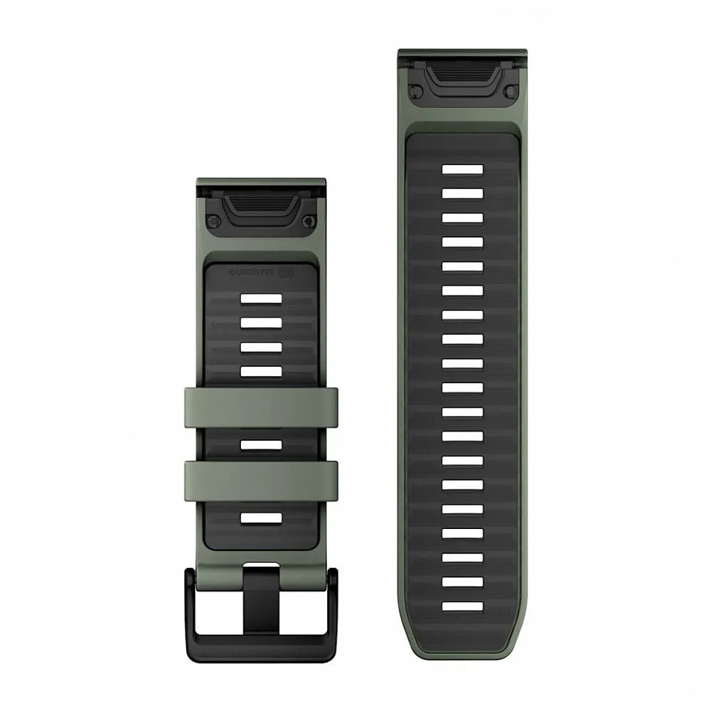 Ремешок Garmin Quickfit 26 Watch Band Willow/Graphite Silicone