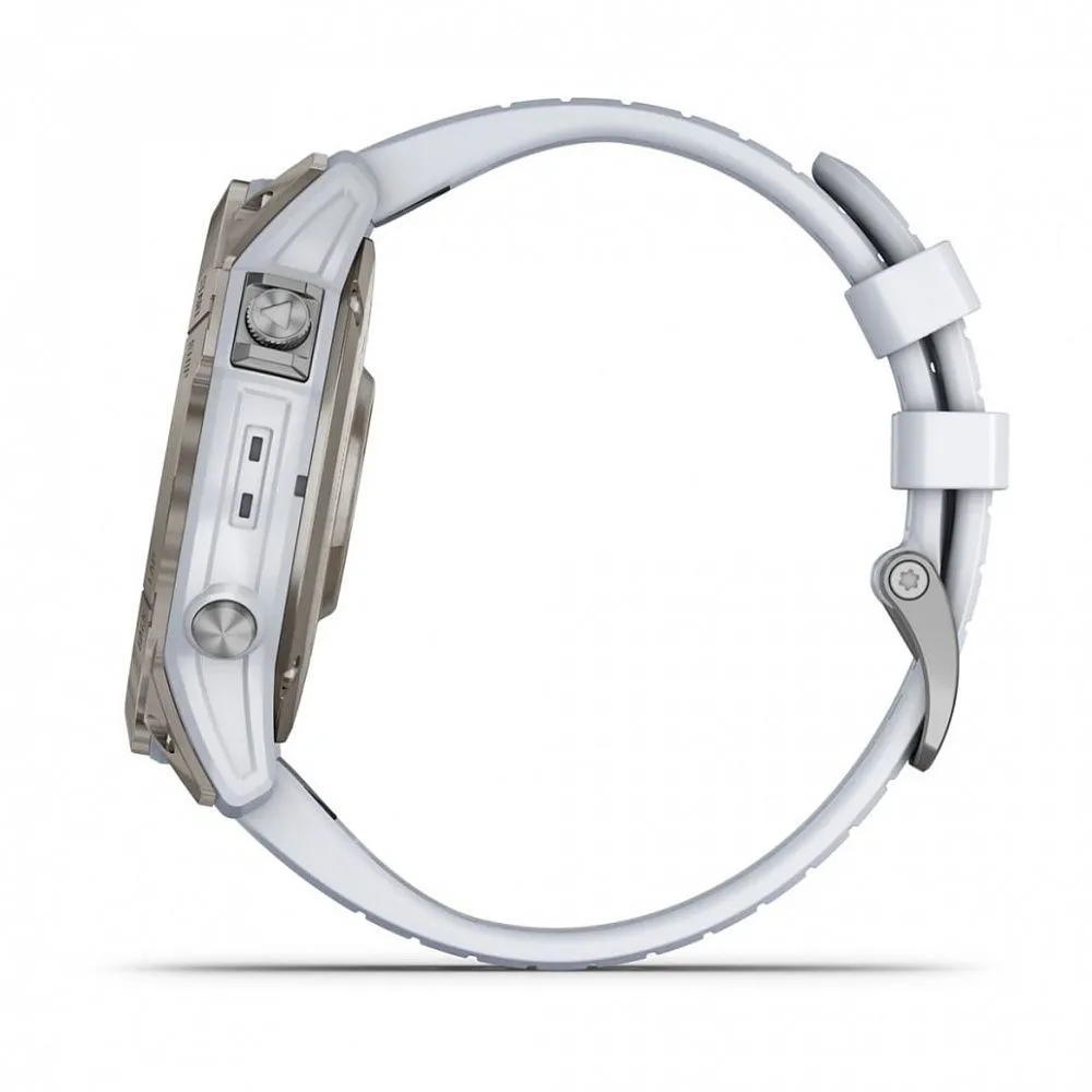 Часы Garmin Epix Pro (Gen 2) Sapphire Edition 51 mm Titanium Whitestone