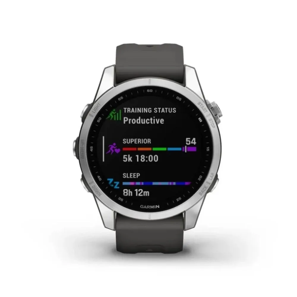Часы Garmin Fenix 7S - Standard Edition Silver/Graphite