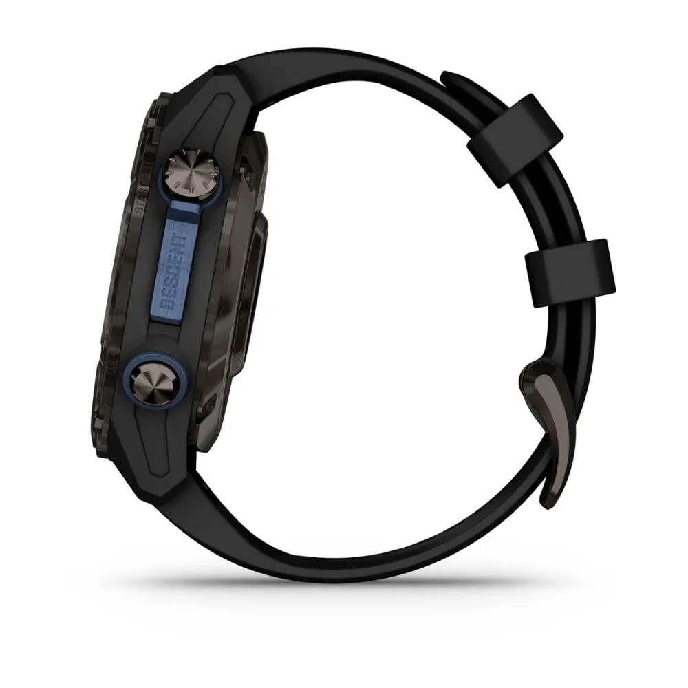 Часы Garmin Descent Mk3i - 43 mm Carbon Gray DLC Titanium / Black Silicone Band