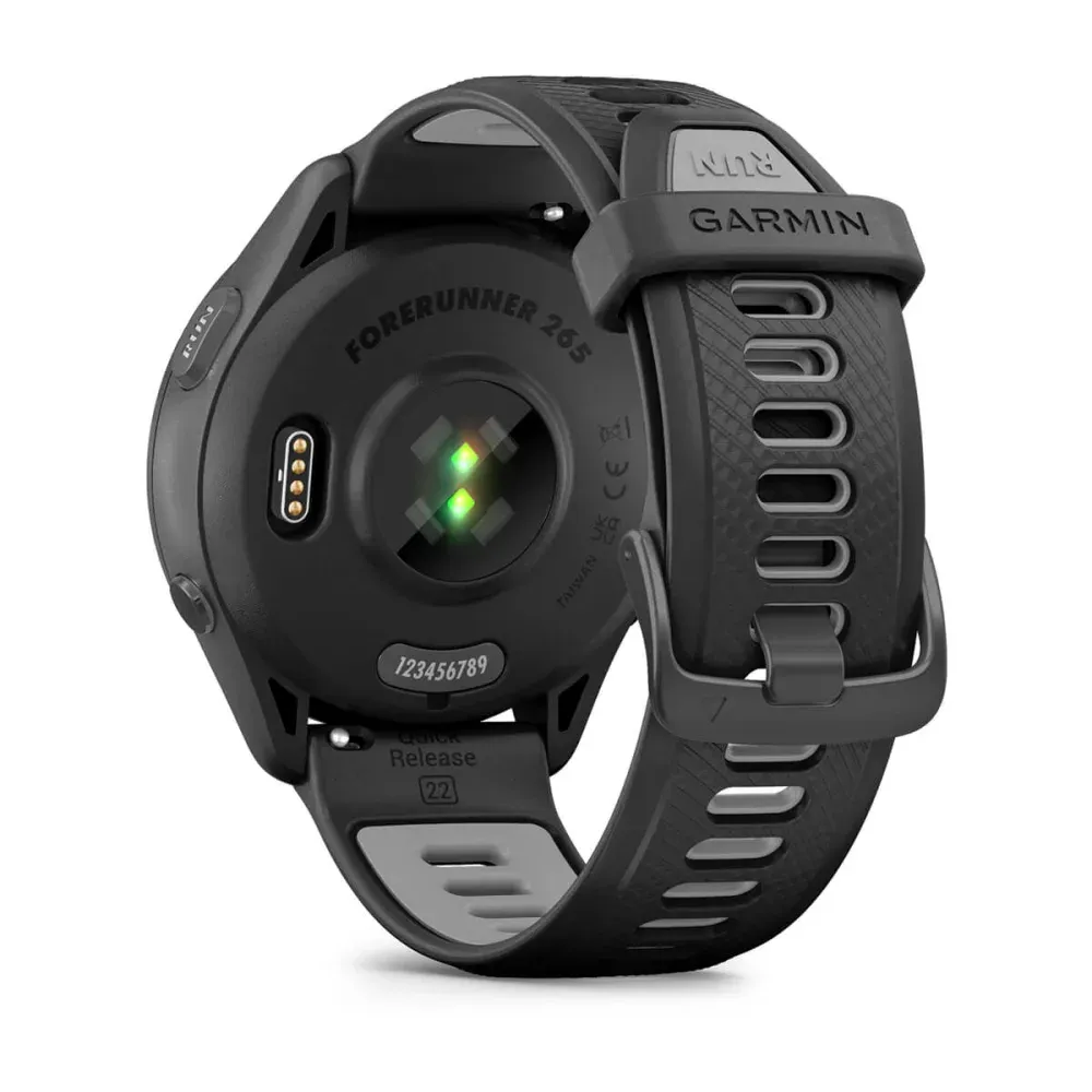 Часы Garmin Forerunner 265 Amoled Black/Powder Gray