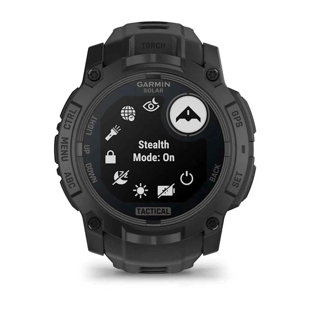 Часы Garmin Instinct 3 - 50 mm Solar, Tactical Edition Black