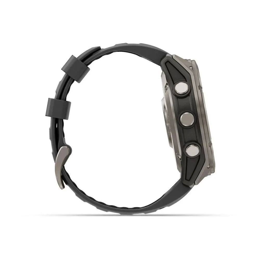Часы Garmin Fenix 8 Pro - 51 mm AMOLED Sapphire Titanium Graphite / Black