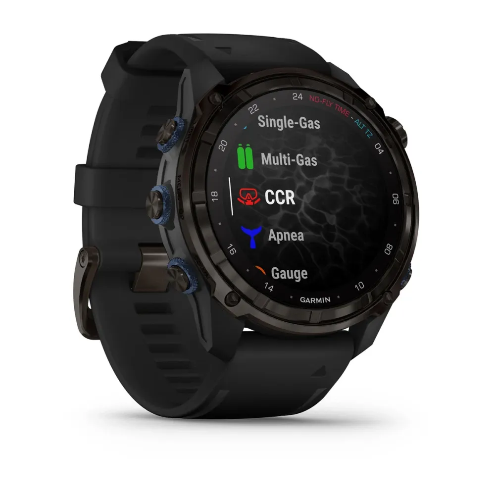 Часы Garmin Descent Mk3i - 51 mm Carbon Gray DLC Titanium / Black Silicone Band