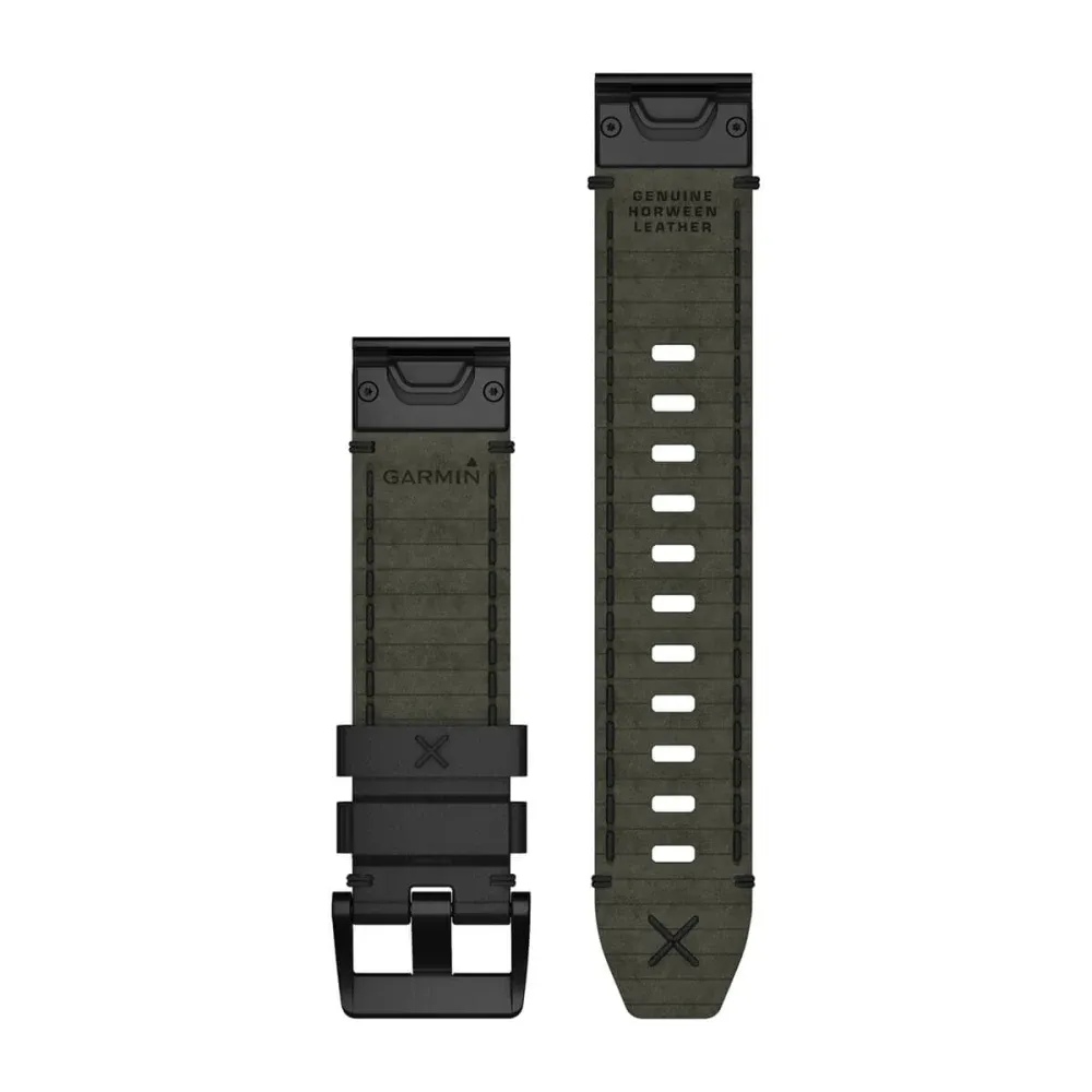 Ремешок Garmin MARQ Genuine Horween Leather Strap - Black