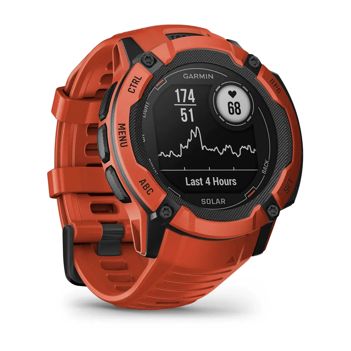 Часы Garmin Instinct 2X Solar Flame Red