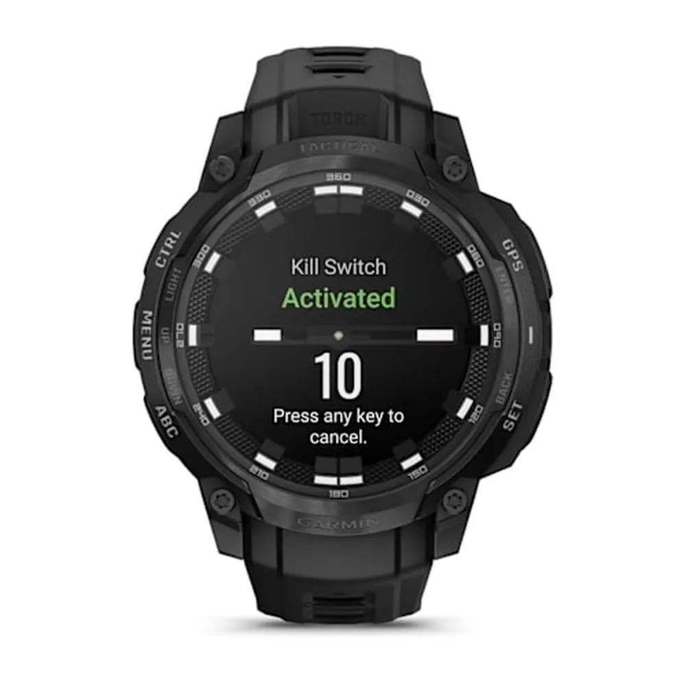 Часы Garmin Instinct Crossover Amoled - Tactical Edition Black