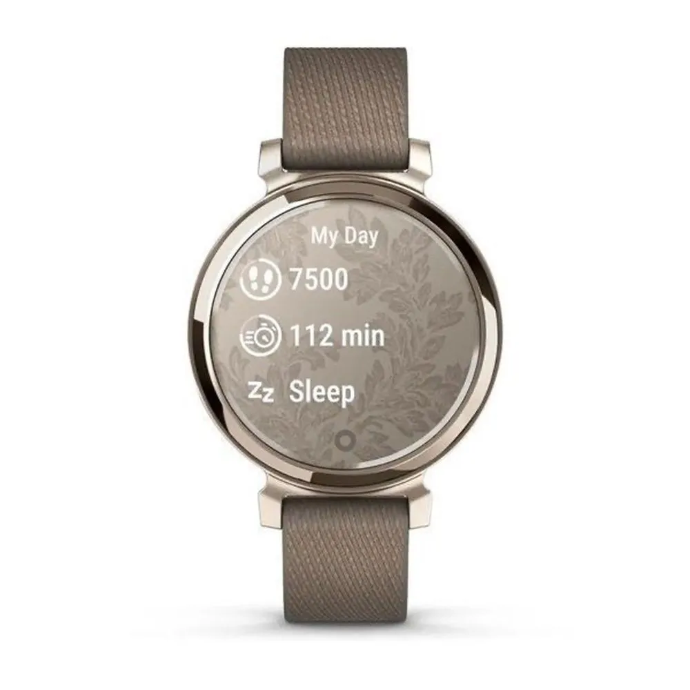 Часы Garmin Lily 2 Classic Cream Gold / Coffee Nylon Band
