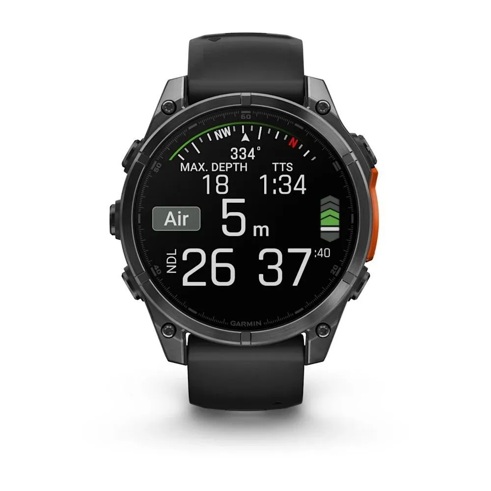 Часы Garmin Fenix 8 - 47 mm AMOLED Slate Gray / Black