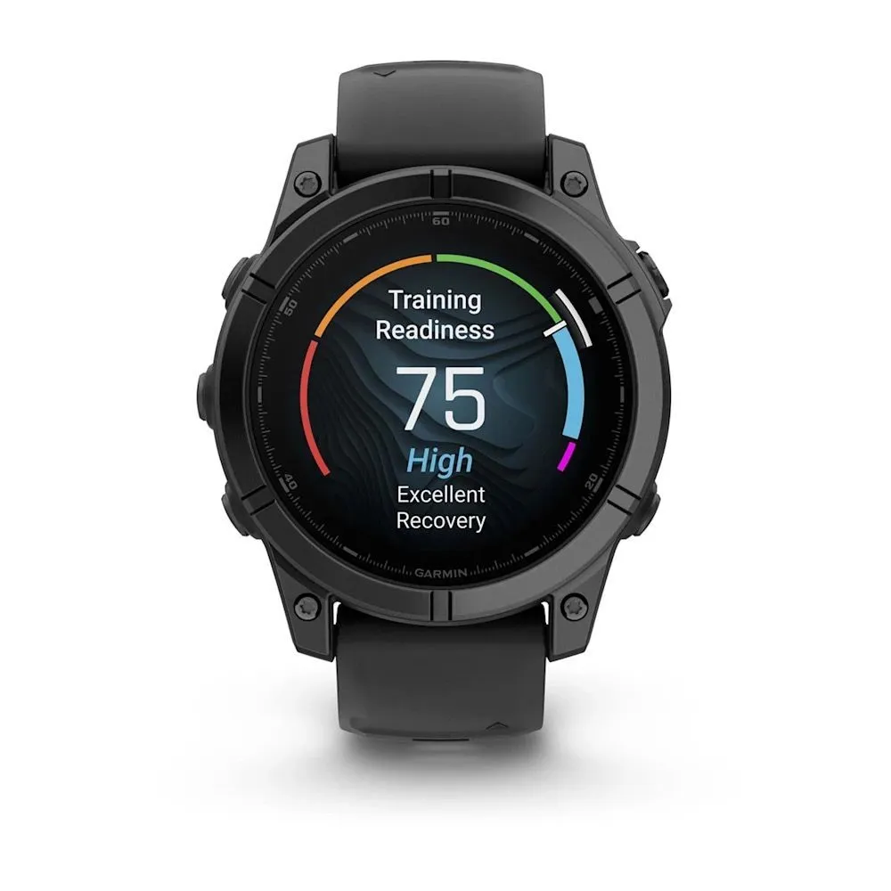 Часы Garmin Fenix E - 47 mm AMOLED Slate Gray Steel / Black