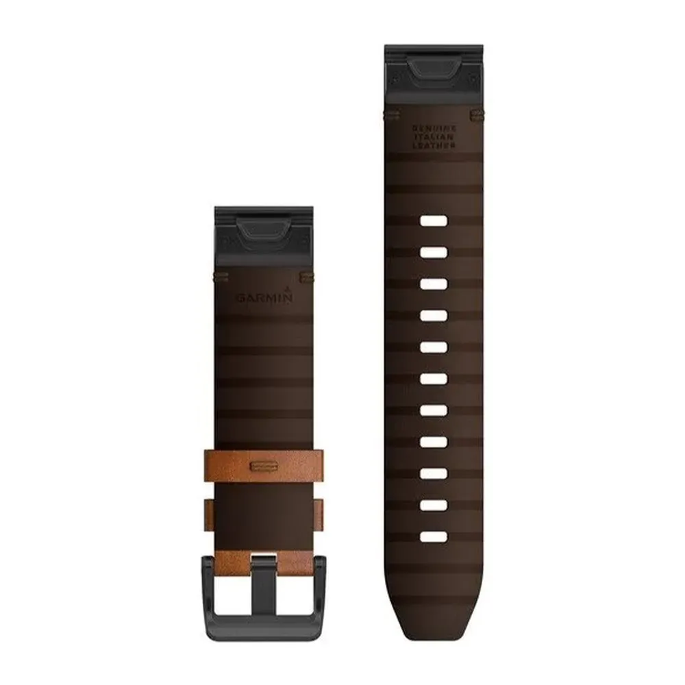 Ремешок Garmin Quickfit 22 Watch Band Chestnut Leather