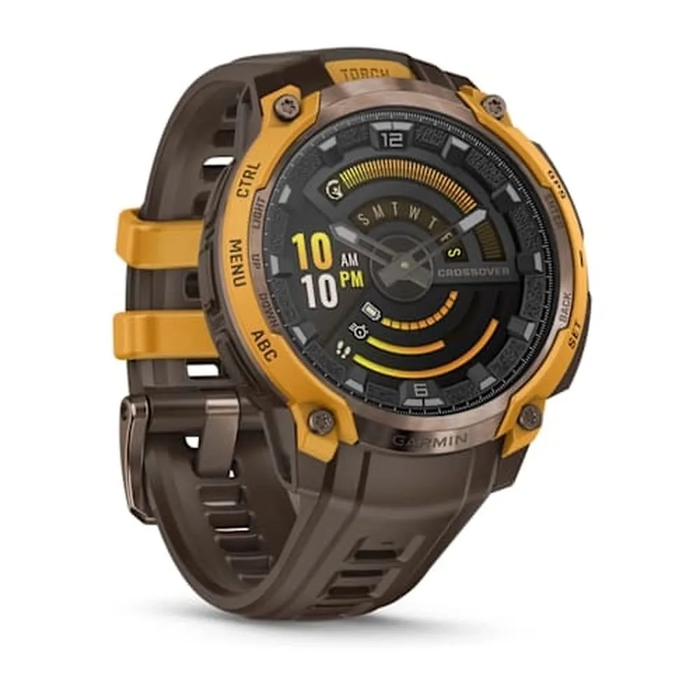 Часы Garmin Instinct Crossover Amoled Bronze/Sunburst