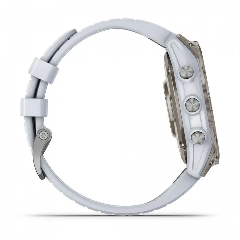 Часы Garmin Epix Pro (Gen 2) Sapphire Edition 47 mm Titanium Whitestone