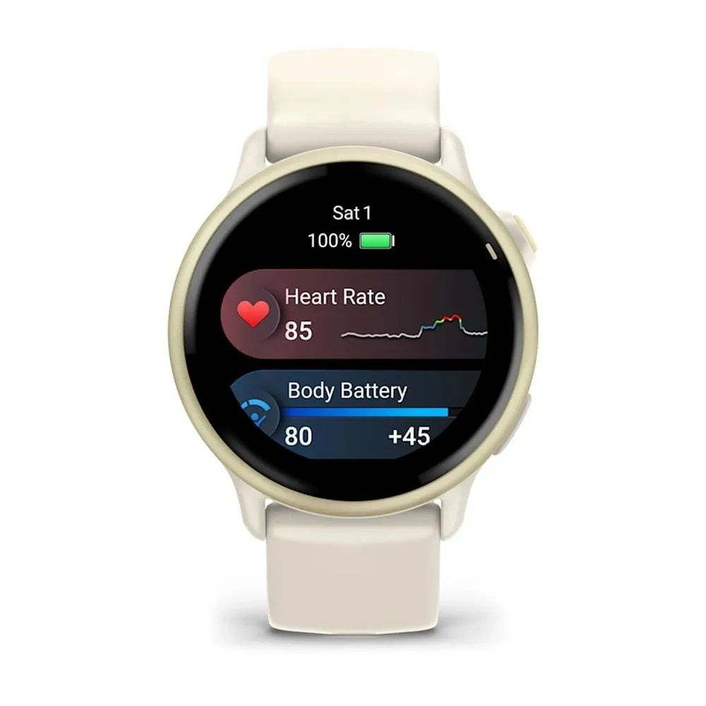 Часы Garmin Vivoactive 6 Lunar Gold/Bone