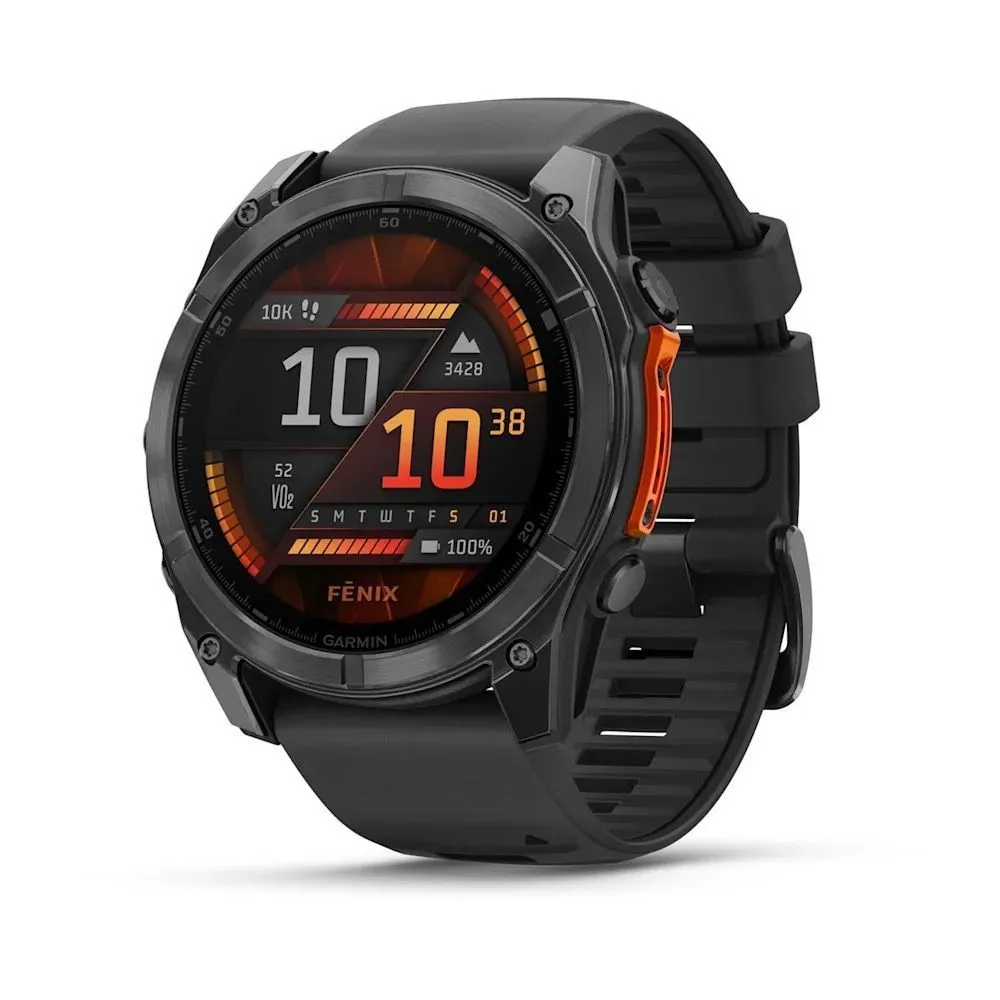 Часы Garmin Fenix 7X Pro - Sapphire Solar Carbon Gray DLC Titanium