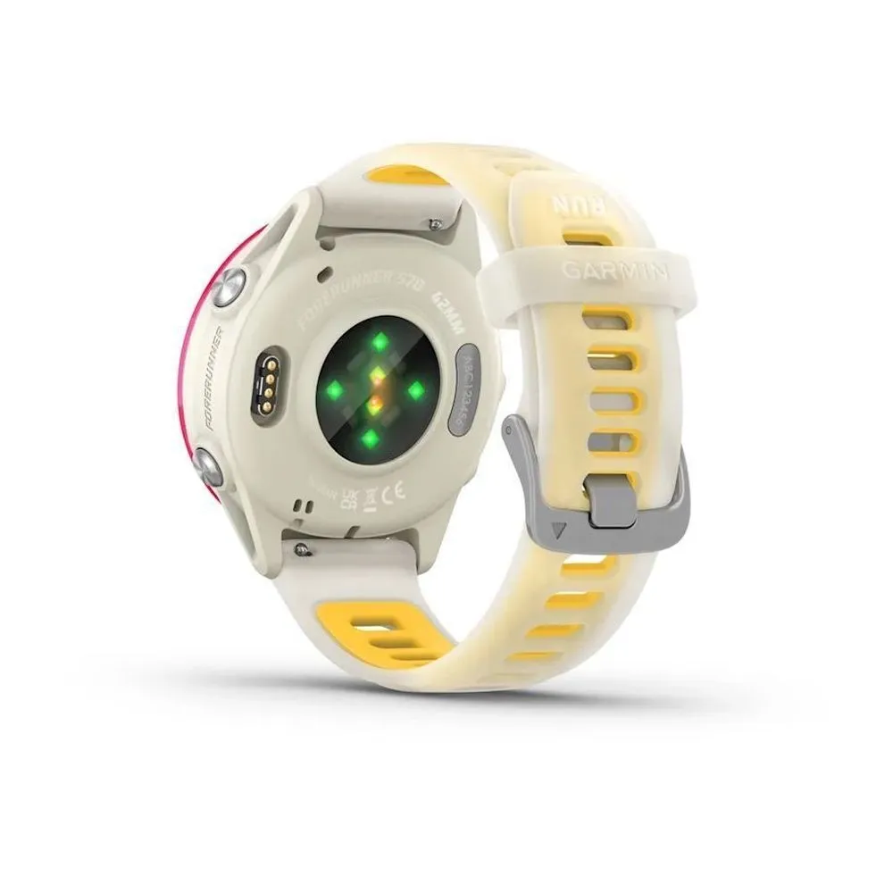 Часы Garmin Forerunner 570 - 42 mm Raspberry Aluminum Translucent Bone / Mango