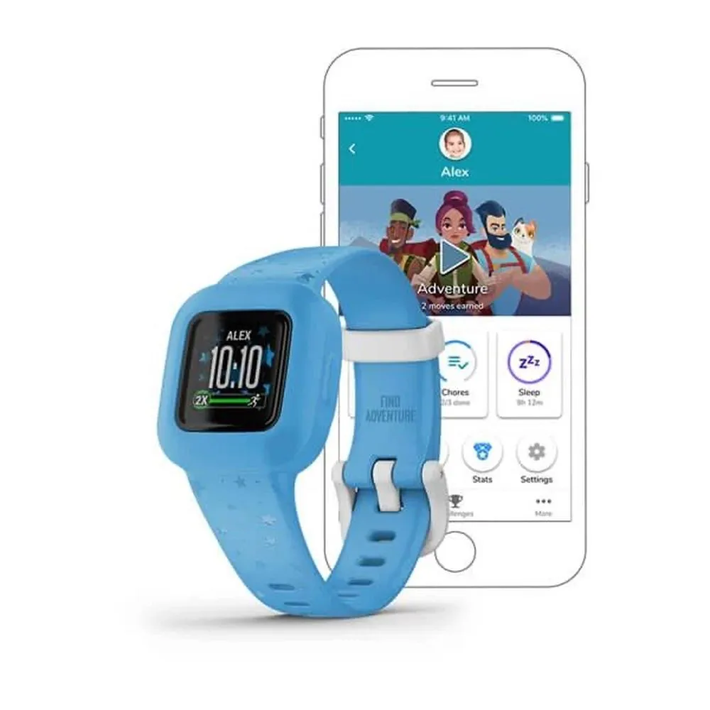 Часы Garmin Vivofit JR. 3 Blue Stars