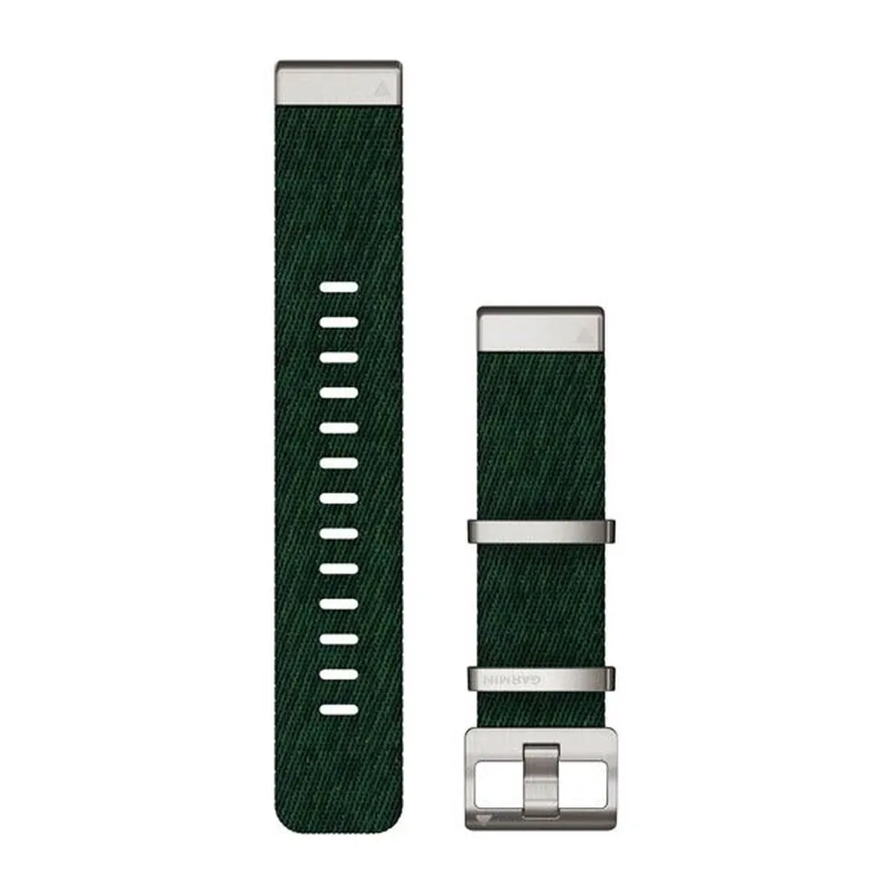 Ремешок Garmin MARQ Jacquard-Weave Nylon Strap - Pine Green