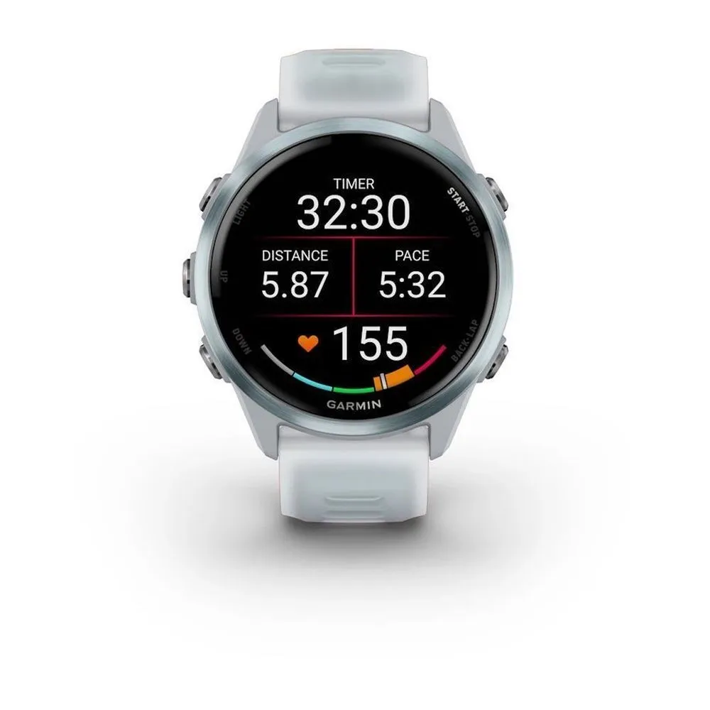 Часы Garmin Forerunner 570 - 42 mm Cloud Blue Aluminum Translucent Whitestone / Cloud Blue