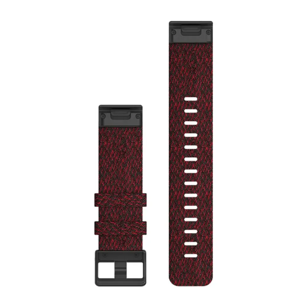 Ремешок Garmin Quickfit 22 Watch Band Heathered Red Nylon