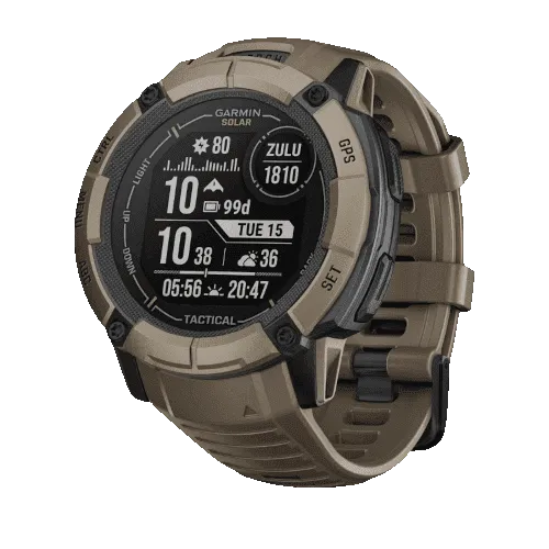 Часы Garmin Instinct 2X Solar - Tactical Edition Coyote Tan
