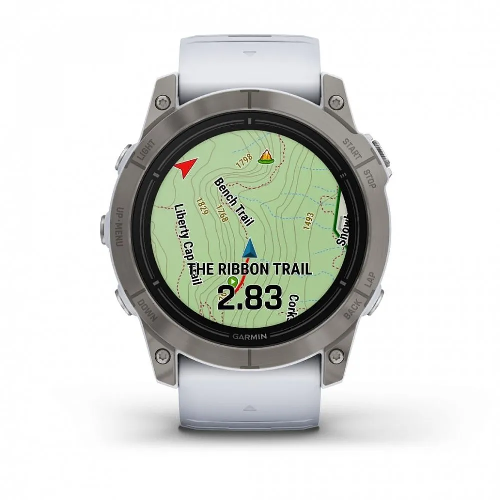 Часы Garmin Epix Pro (Gen 2) Sapphire Edition 51 mm Titanium Whitestone