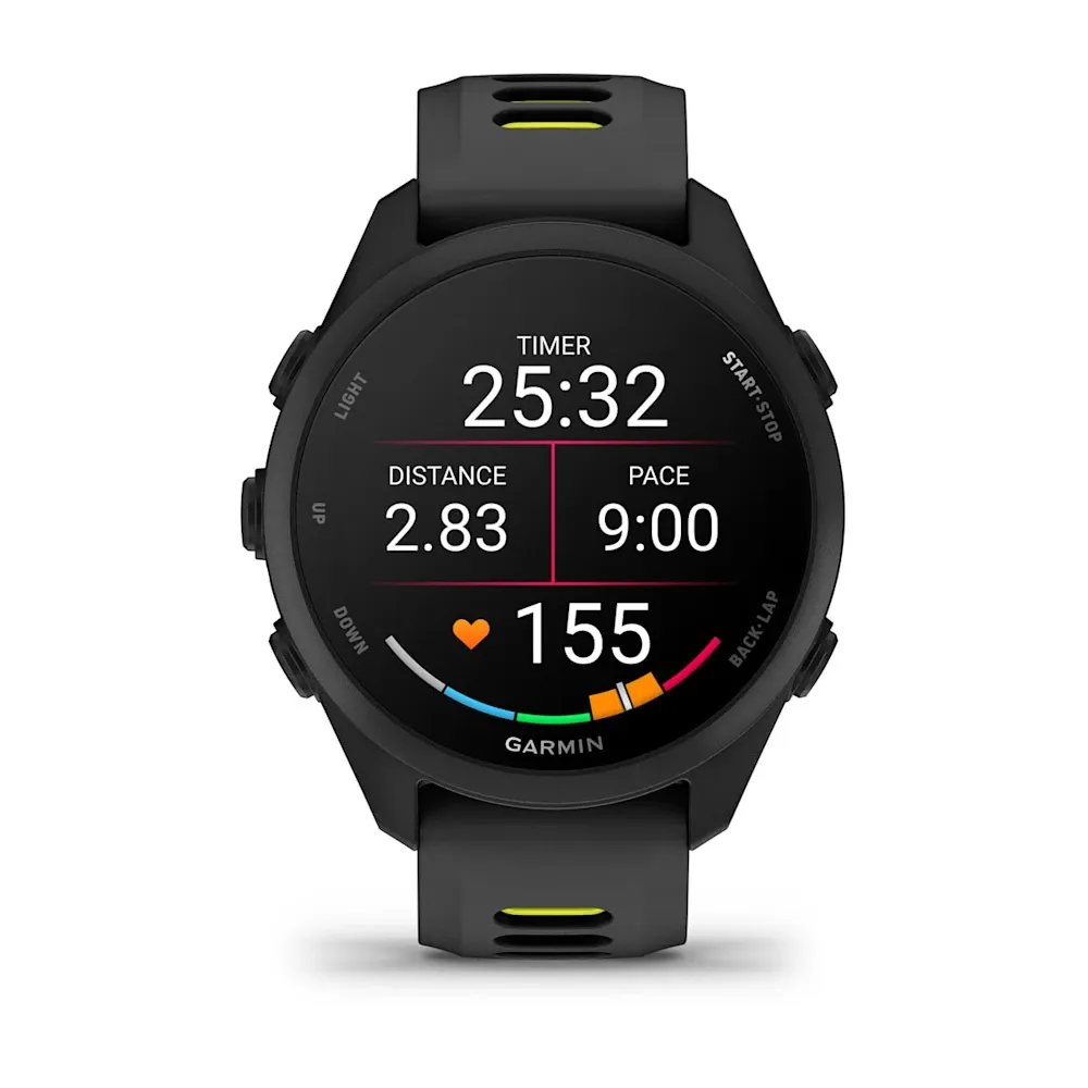 Часы Garmin Forerunner 170 Black/Amp Yellow Band