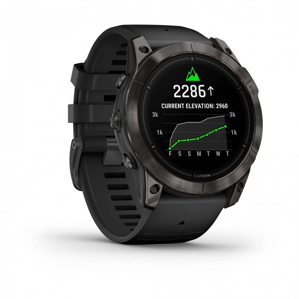 Часы Garmin Epix Pro (Gen 2) Sapphire Edition 51 mm Carbon Gray DLC Titanium