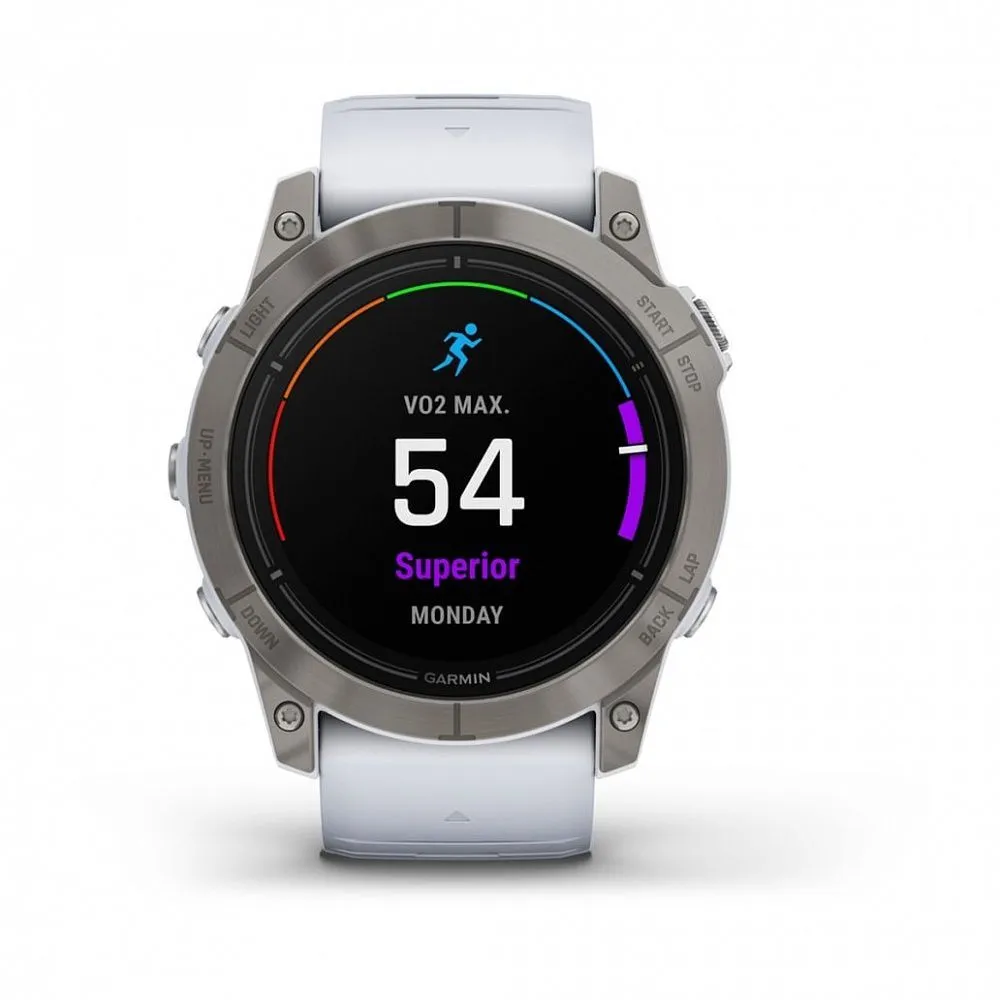 Часы Garmin Epix Pro (Gen 2) Sapphire Edition 51 mm Titanium Whitestone