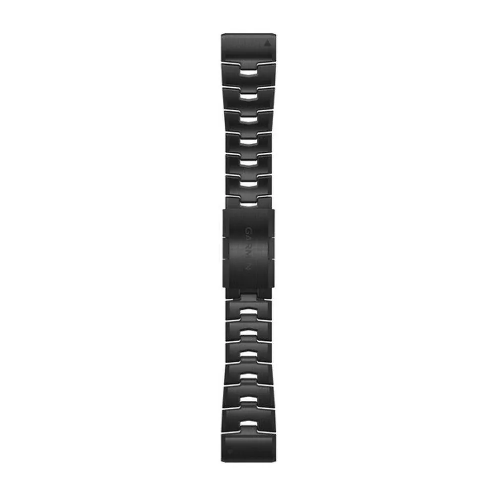 Ремешок Garmin Quickfit 26 Watch Band Vented Titanium Bracelet with Carbon Gray DLC Coating