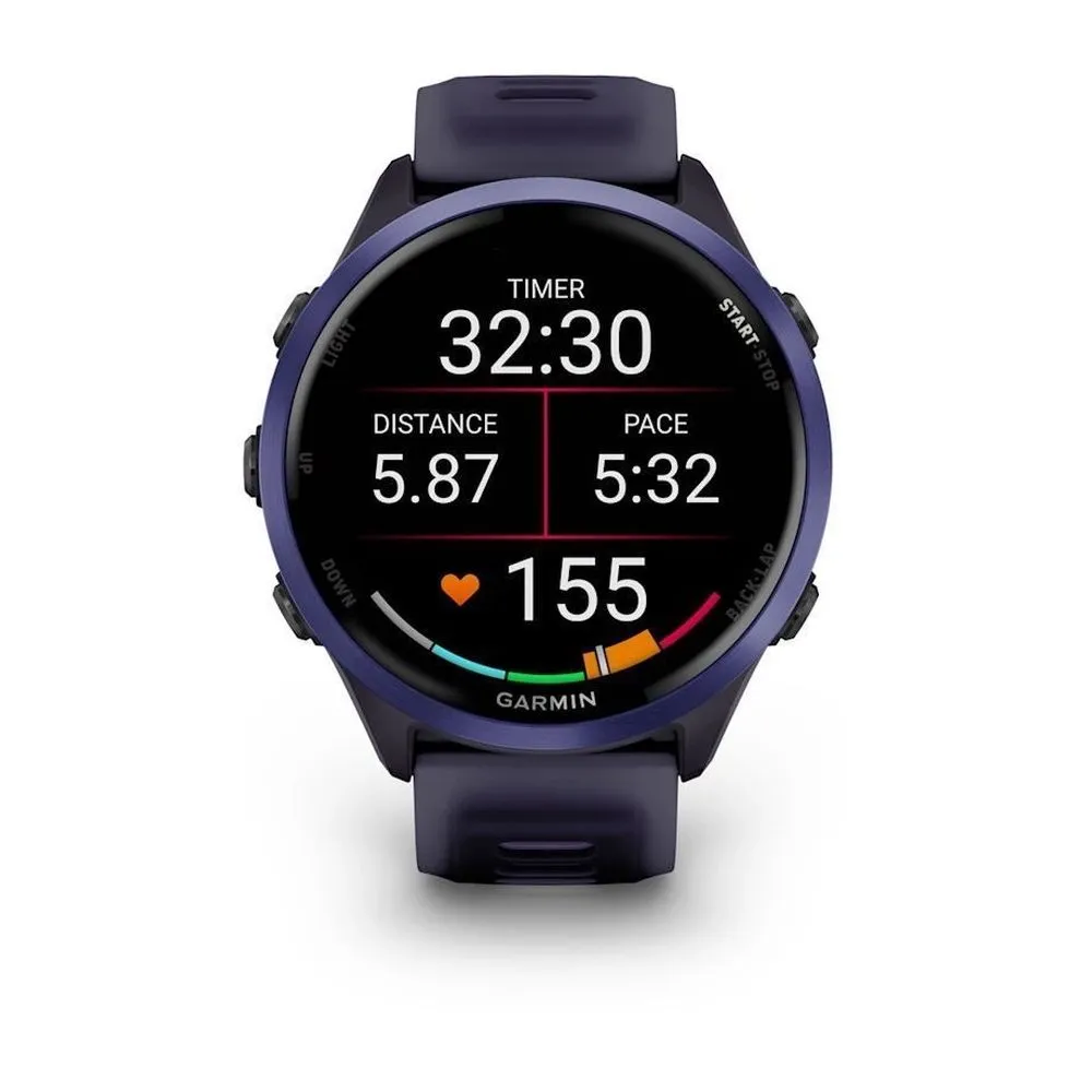 Часы Garmin Forerunner 570 - 47 mm Indigo Aluminum Translucent Imperial Purple / Indigo